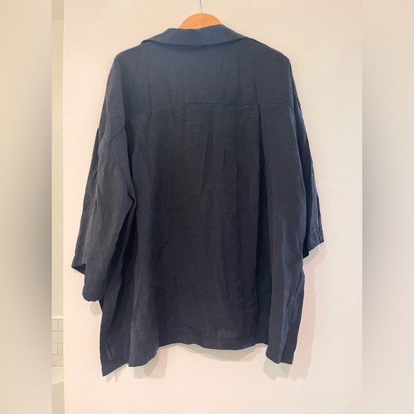 Oversized Zara button up boxy oversized blouse - Picture 2 of 6